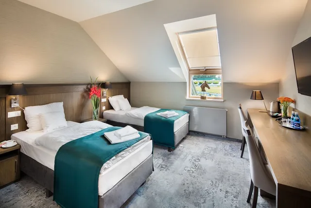 غرفة قياسية بسرير كوين، Residence Szary 3/9