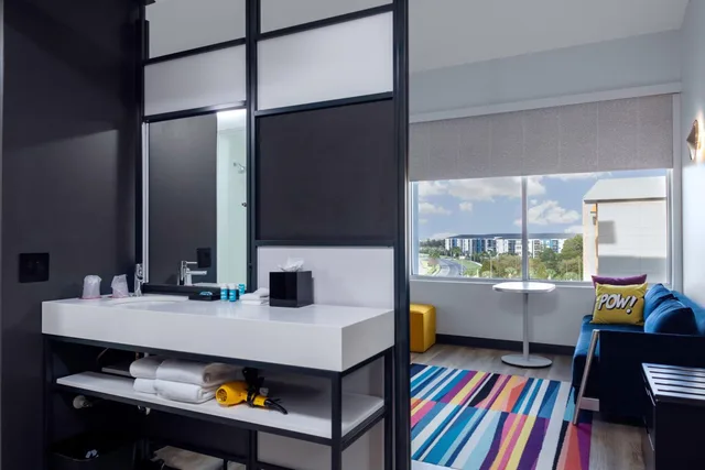 غرفة كبيرة بسريرين كوين، Aloft Orlando Lake Buena Vista 10/10