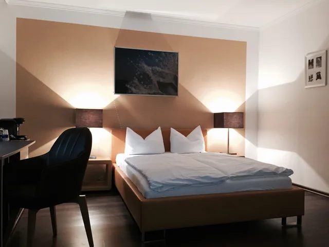 غرفة كومفورت بسرير كوين بإطلالة على الحديقة، Hotel Stadt Hamburg 3/7