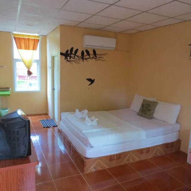 غرفة ديلوكس بسرير مزدوج، Baan Ton Nam Resort 2/10