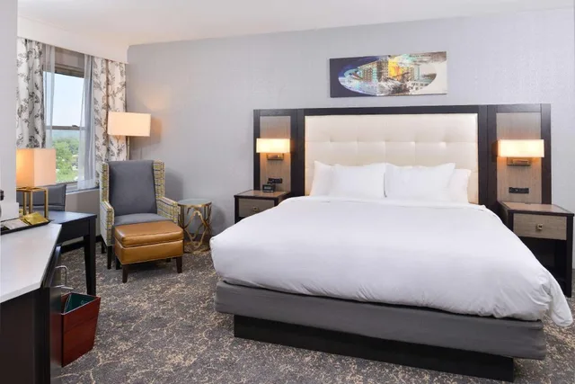 جناح استوديو بسرير كينج مع أريكة لذوي الإعاقة، Doubletree By Hilton Utica 1/2
