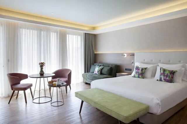 جناح تنفيذي بسرير كينج بإطلالة على المدينة، Zeus Essence Wyndham Athens Residence 4/10
