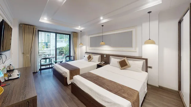 جناح عائلي بإطلالة على المدينة، Galliot Central Hotel 1/2