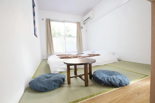 غرفة يابانية بسريرين منفصلين بحمام مشترك، Sakura Hotel Nippori 2/2