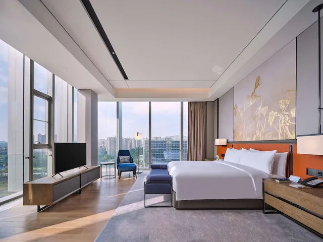 جناح بريميوم بسرير كينج بغرفة نوم واحدة، Hilton Guiyang Hotel 1/3