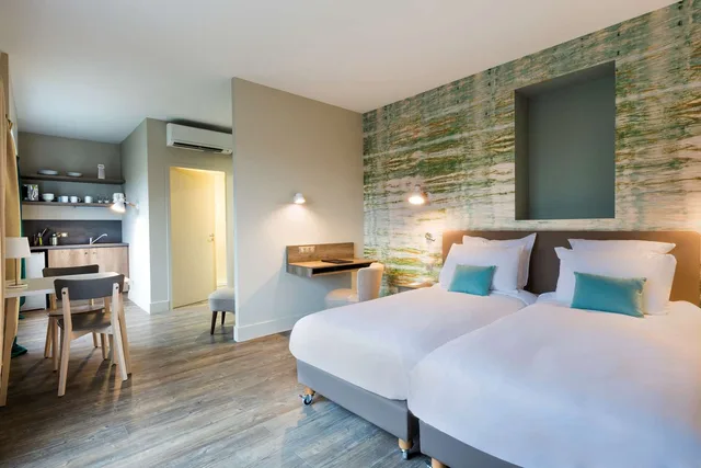 شقة استوديو بسرير مزدوج بمطبخ صغير، Best Western La Porte Des Chateaux 1/2