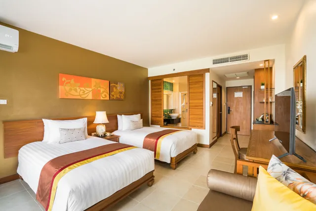 غرفة ديلوكس بسريرين منفصلين بإطلالة، COSY BEACH HOTEL 4/6