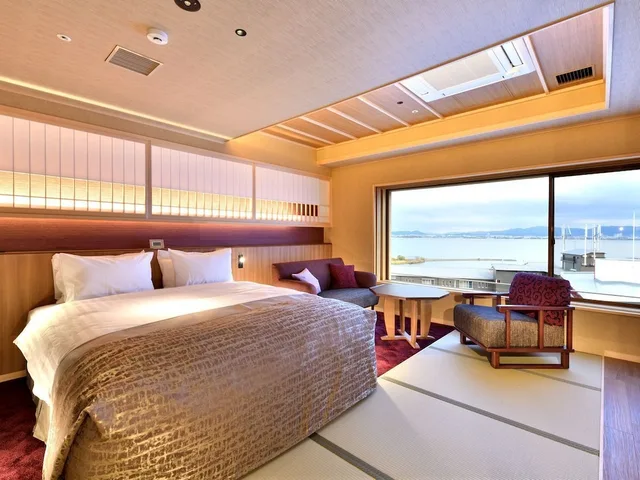 Japanese, King Bed, Outdoor Bath، Yumotokan 1/1