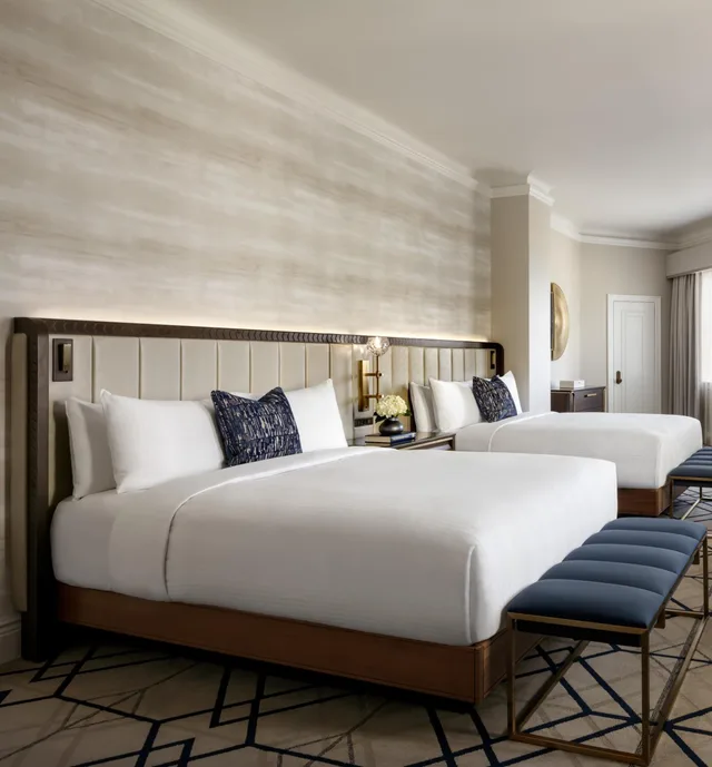 غرفة ديلوكس بسرير مزدوج بإطلالة على النهر، Fairmont Hotel Macdonald 3/7