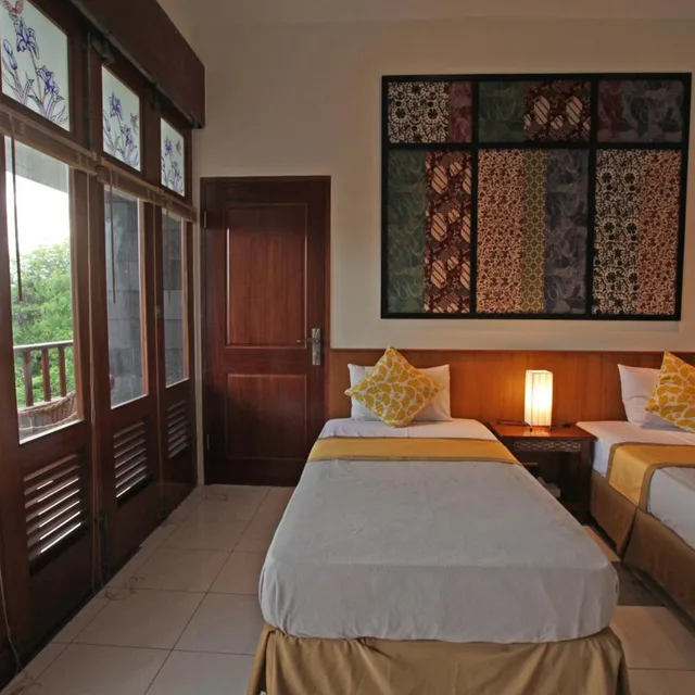 غرفة ديلوكس بسرير مزدوج أو سريرين منفصلين، Sanur Seaview Hotel 7/10