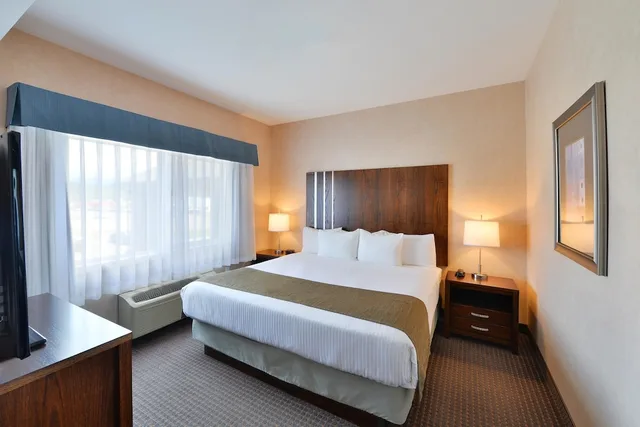 جناح بسرير كينج بمنطقة جلوس بمطبخ صغير، Prestige Cranbrook Hotel, BW Premier Collection 1/4