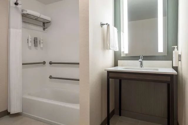 غرفة بسرير كينج لذوي الإعاقة، Hilton Garden Inn Montgomery East 4/4