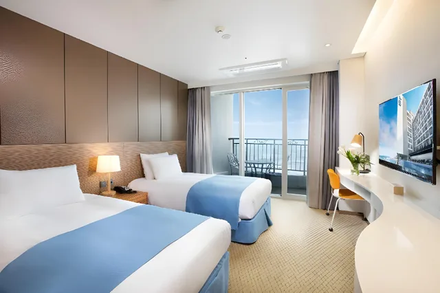غرفة ديلوكس عائلية، Hotel WhistleLark Jeju 1/1