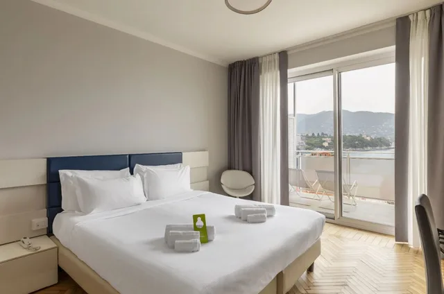 غرفة بسرير مزدوج بإطلالة، B&B Hotel Park Hotel Suisse Santa Margherita Ligure 1/2