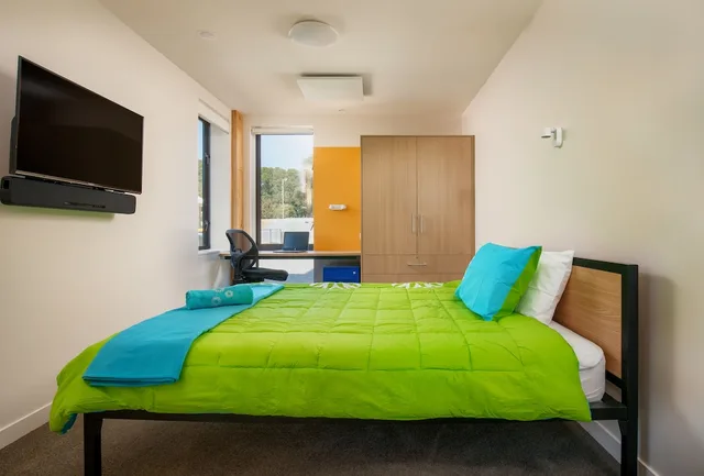 استوديو بسرير كوين بمطبخ صغير، Campus Summer Stays - Otago Village 2/5