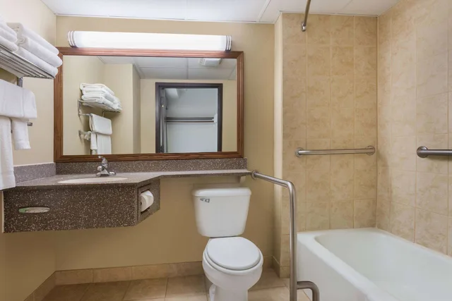 غرفة بسرير كينج لذوي الإعاقة، Americinn By Wyndham Janesville 5/6