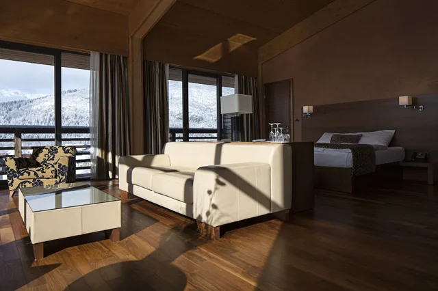 جناح رئاسي بسرير كوين، Bohinj Eco Hotel 1/3