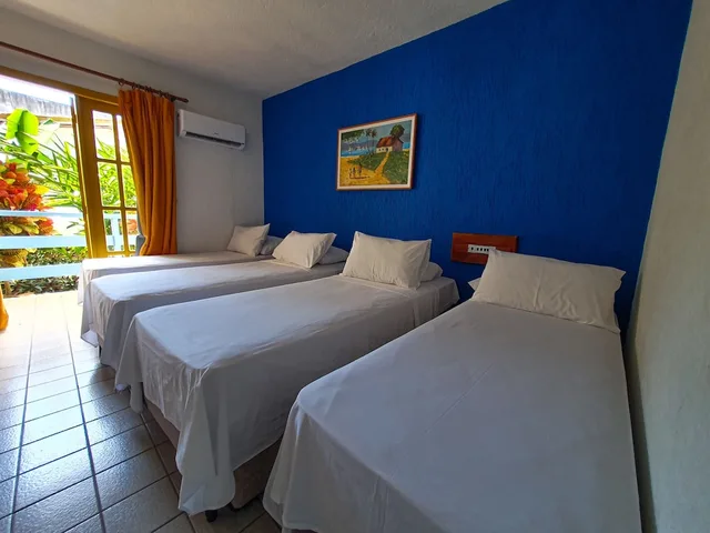 غرفة سوبيريور رباعية بأربعة أسرّة، Hotel Estalagem Porto Seguro 3/7