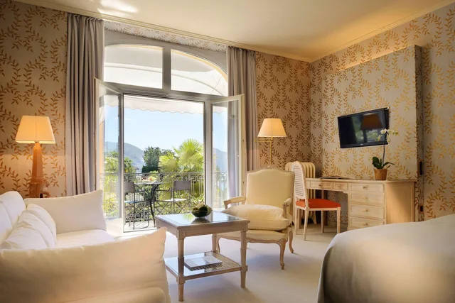 غرفة بسريرين منفصلين، GRAND HOTEL VILLA CASTAGNOLA 2/2