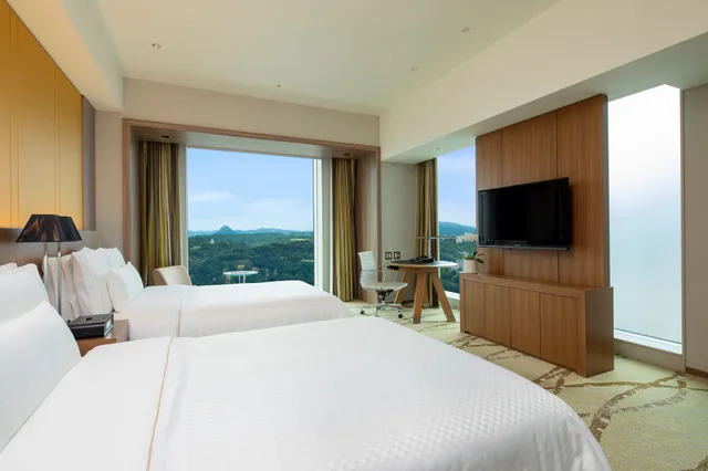 جناح ديلوكس ركني بسريرين مزدوجين، The Westin Sendai 1/2