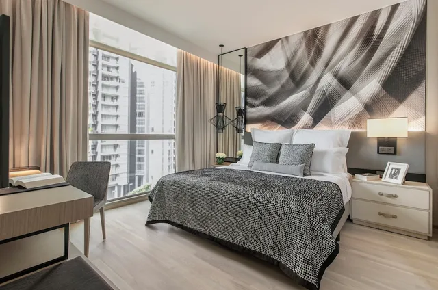 جناح بريميير بسرير كينج بغرفة نوم واحدة، Ascott Orchard Singapore 1/4