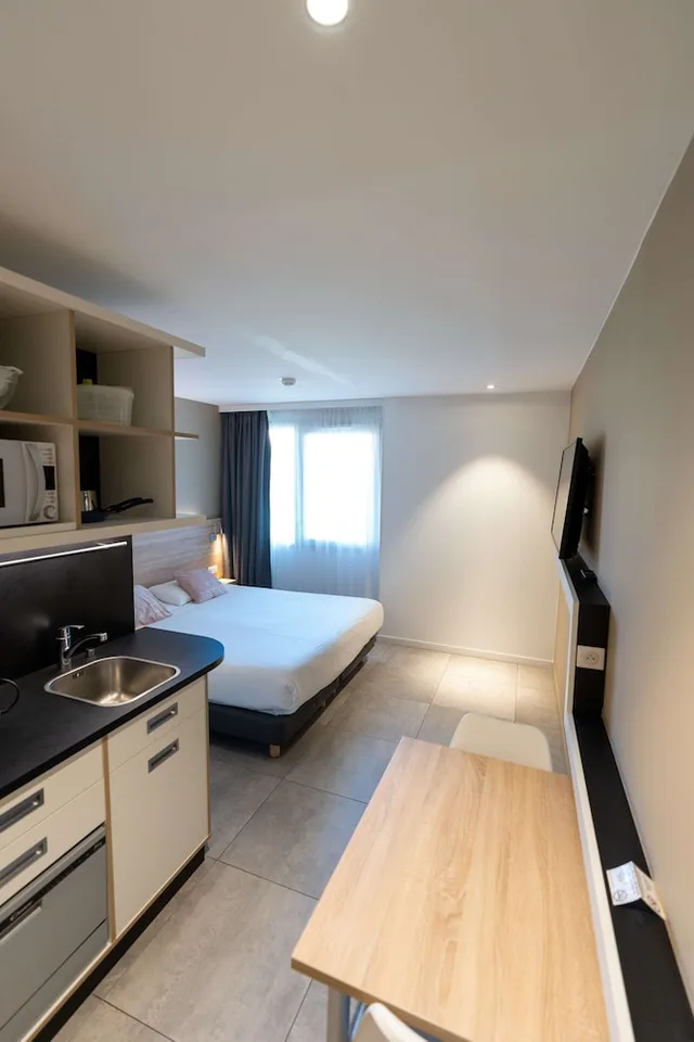 Studio, Double Bed, KYRIAD RESIDENCE CABRIES 5/9
