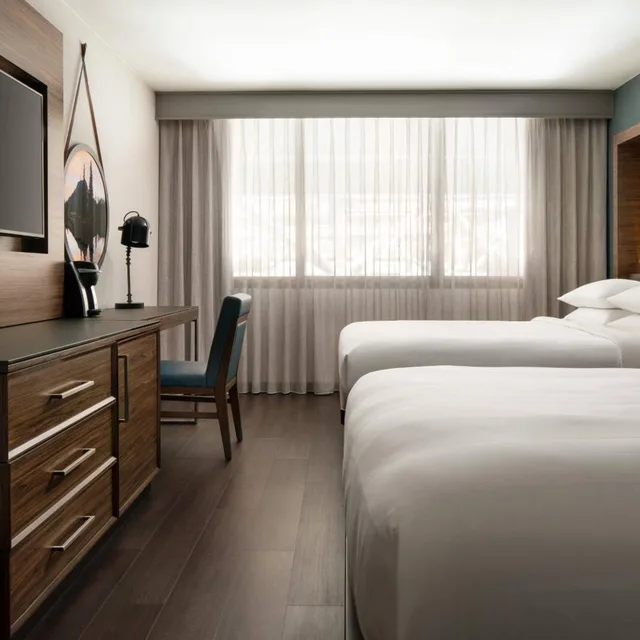 غرفة بسريرين كوين، Seattle Airport Marriott 13/19