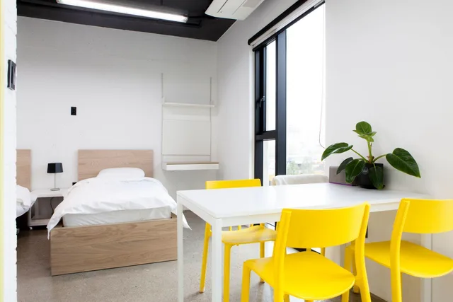 غرفة ديلوكس بسرير كوين وسرير فردي، Baguni Hostel 1/1
