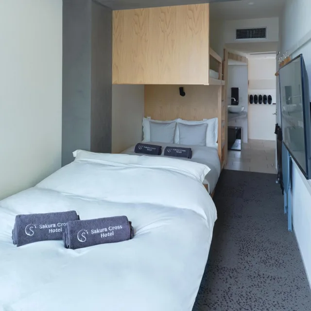 غرفة كومفورت سوبيريور ثلاثية، Sakura Cross Hotel Uenoiriya Annex 2/10