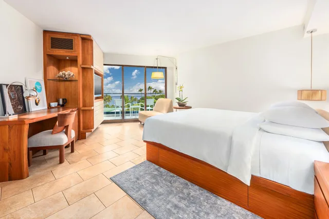 غرفة بسرير كينج بإطلالة جزئية على البحر، Andaz Maui at Wailea Resort A concept by Hyatt 2/10