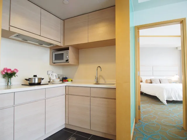جناح غراند فاخر بسريرين منفصلين، Garden View Hong Kong 4/4