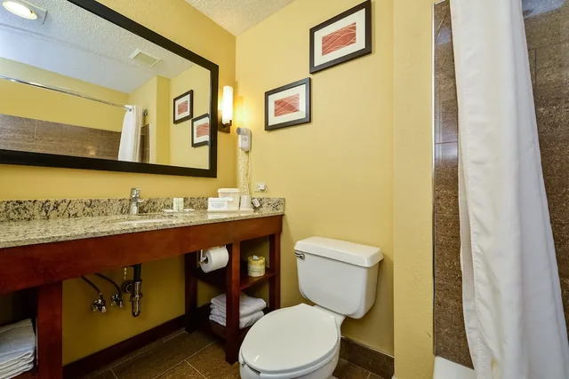 Upgrade, Efficiency, Suite, King Bed, Sofa، MainStay Suites Joliet I-55 2/2