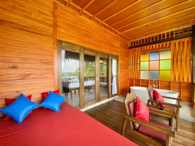 فيلا بسرير كينج بإطلالة على البحر، Freedom Beach Resort 3/9