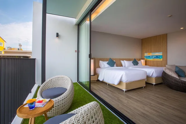 غرفة ديلوكس ثلاثية، Asira Boutique Huahin Hotel 5/9
