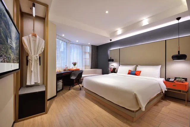 غرفة سوبيريور بسرير كوين، Atour S Hotel (Chengdu Taikoo Li) 1/2