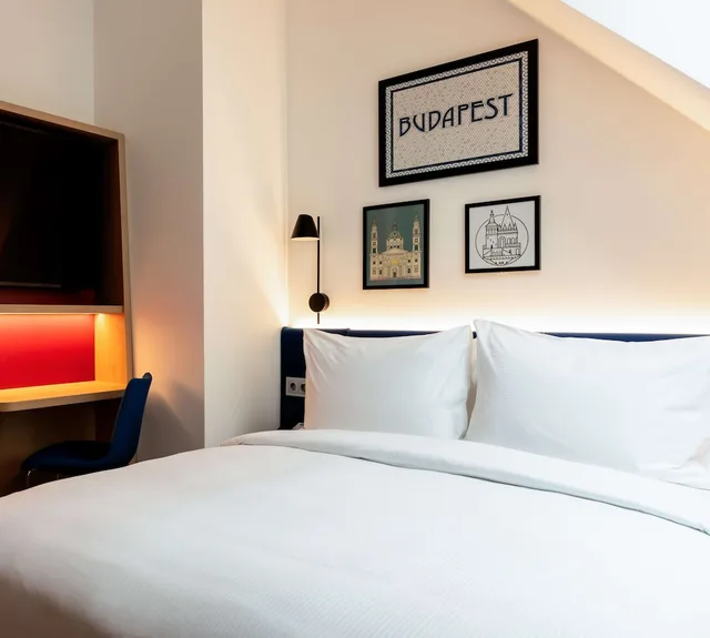 غرفة متصلة عائلية بسريرين كينج، Hampton by Hilton Budapest City Centre 3/10