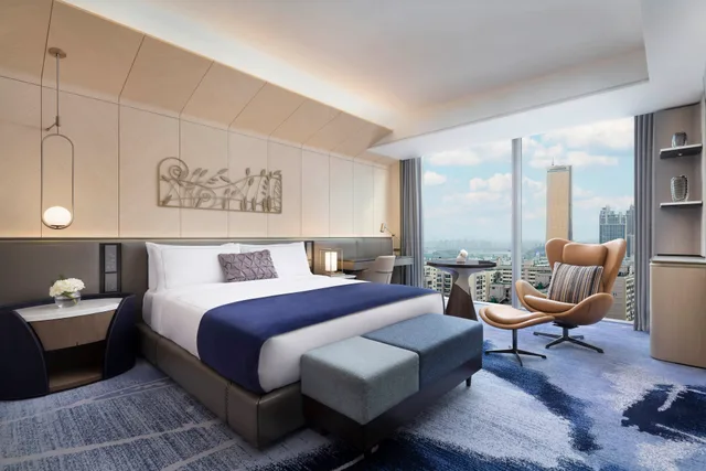 جناح بريميير بسرير كينج وسريرين منفصلين بغرفتي نوم، Fairmont Ambassador Seoul 4/23