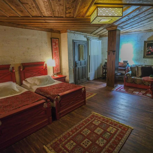 غرفة ديلوكس بسريرين منفصلين، Minia Cave Hotel Ortahisar 1/4