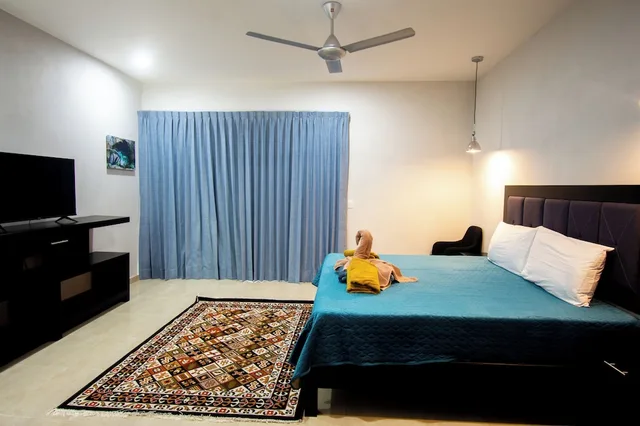 غرفة سوبيريور بسرير كينج بإطلالة على المسبح، Hotel Casa Tortuga Tulum 1/8