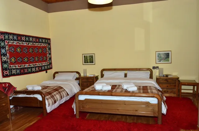 جناح عائلي بسرير مزدوج وسريرين منفصلين بإطلالة على الجبل، To Balcony Tis Agorianis 1/2
