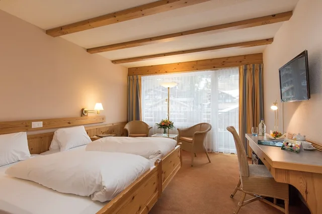 غرفة قياسية بسريرين منفصلين، Sunstar Hotel Grindelwald 1/2