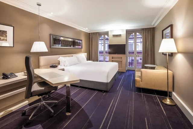 غرفة كلاسيكية بسرير كينج بإطلالة على المدينة، Intercontinental Hotels Melbourne 6/7