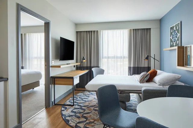 جناح عائلي بسرير كينج بغرفة نوم واحدة مع أريكة، Residence Inn Slough 4/6