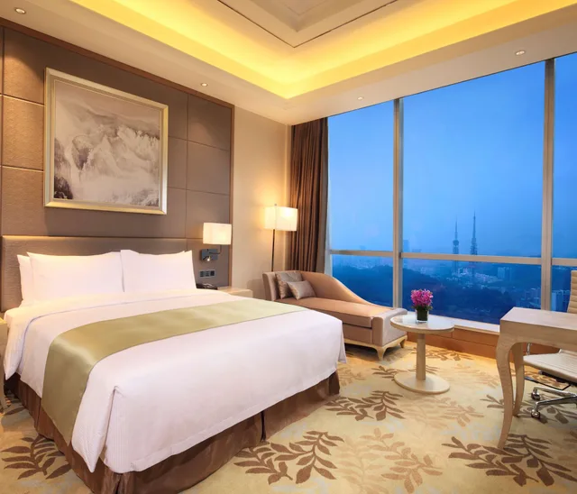 جناح تنفيذي بسرير كينج مع دخول صالة النادي، DoubleTree by Hilton Hotel Guangzhou 3/7