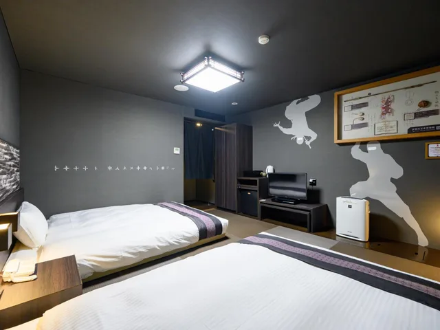 غرفة بسريرين منفصلين، Iga Ueno City Hotel 3/9
