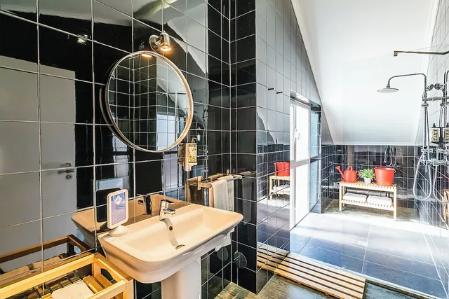 جناح عائلي بسرير مزدوج بإطلالة على المدينة مع أريكة، Emporium Lisbon Suites 8/8