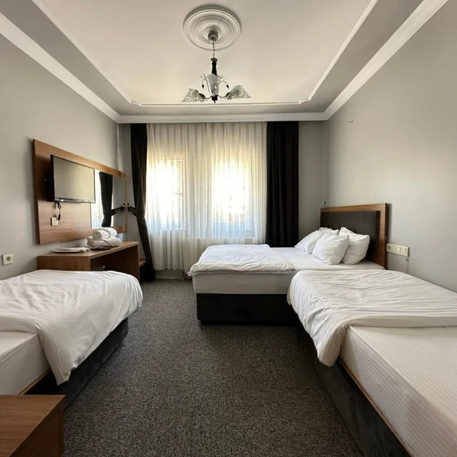 غرفة رباعية بإطلالة على الجبل، Butik Inceli Hotel 6/8