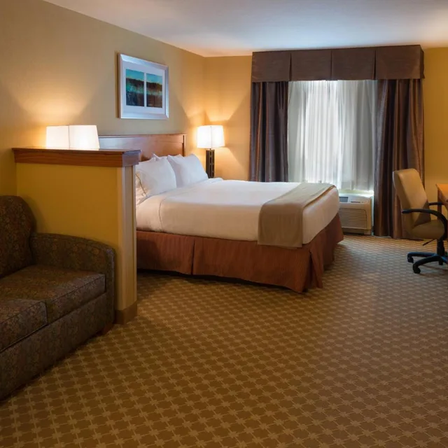 جناح بغرفة نوم واحدة مع أريكة بحوض استحمام لذوي الإعاقة، Holiday Inn Express Suites Chicago West Roselle 2/6
