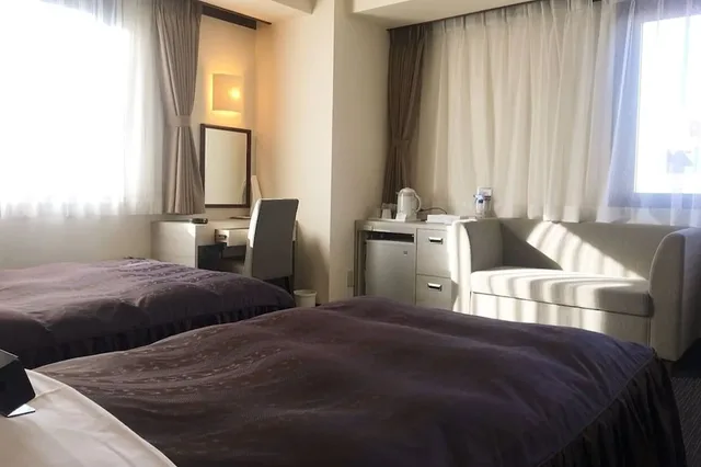 غرفة بسريرين منفصلين للمدخنين، Hotel Monteroza Ohta 1/3