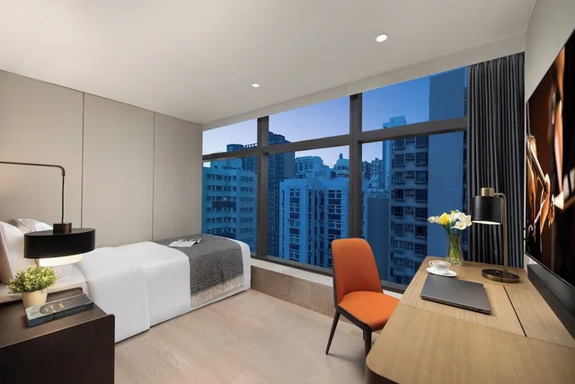 استوديو ديلوكس بسرير فردي لذوي الإعاقة، Ascott North Point Hong Kong 2/4
